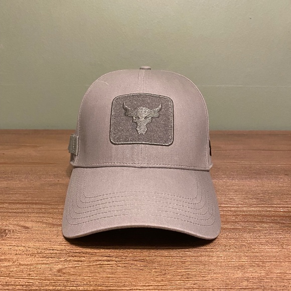 Under Armour | Accessories | Under Armour Project Rock Velcro Patch Hat ...